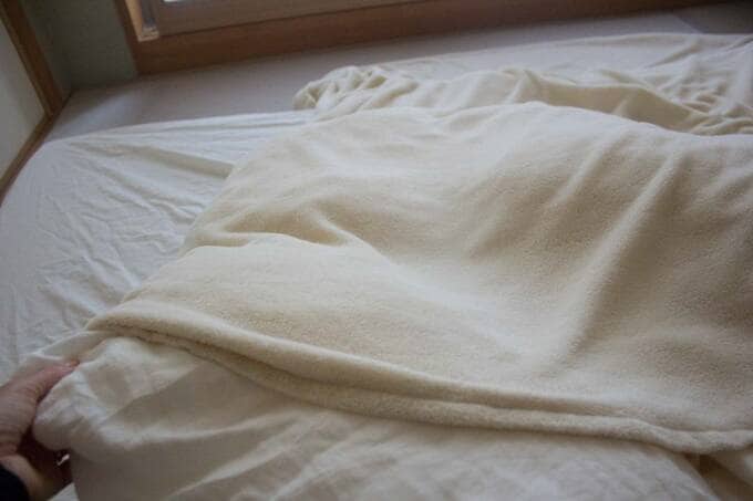 いちばん温かい南の部屋を寝室として利用しているそう