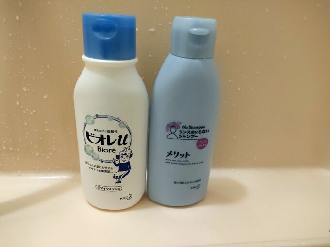 シャンプーとボディソープ