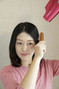 冷風を上から当てる