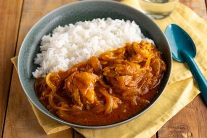 煮込まずできる時短カレー。レンチンなのに本格的な味わいに！