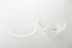 耐熱ガラスのお皿やボウルの中で混ぜるだけ!