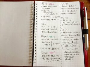 ノートをつけるだけで、片づけ上手の捨て体質に！