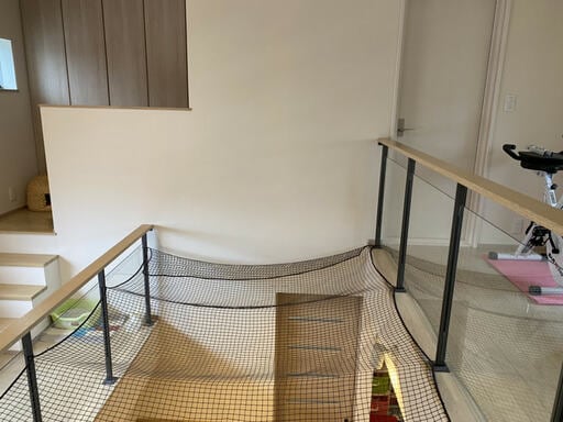 2階から見た吹き抜け