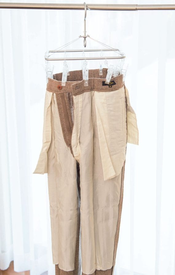 裏返すと乾きやすくなる