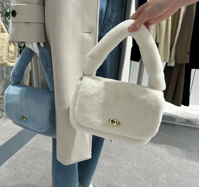 GUファーバッグのカラーバリエーション