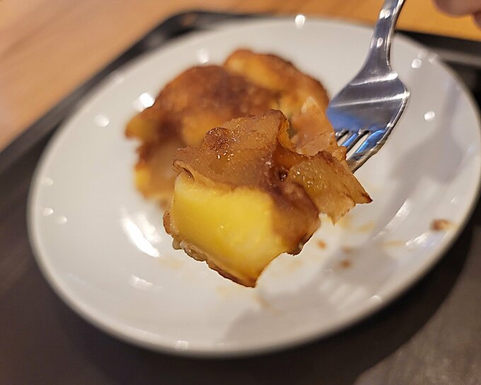 カスタードとリンゴ