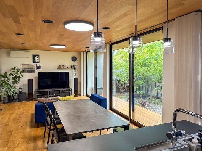 戸建てのリビング