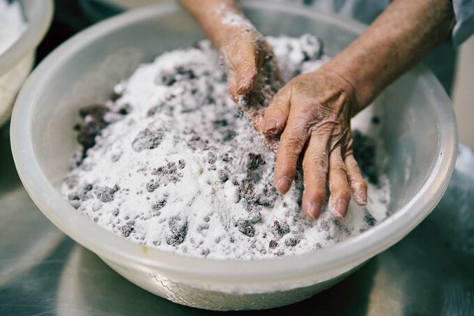 ミサオさんの笹餅づくり２