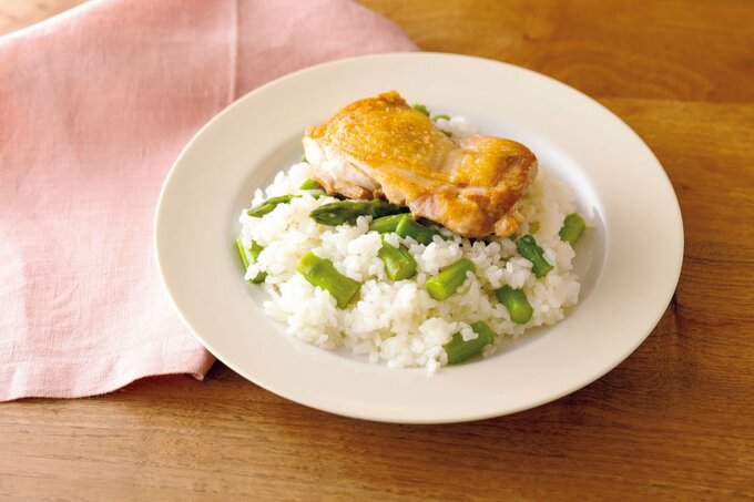 アスパラご飯