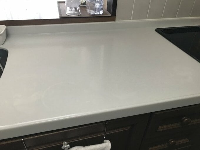 調理台の上に物を置かない