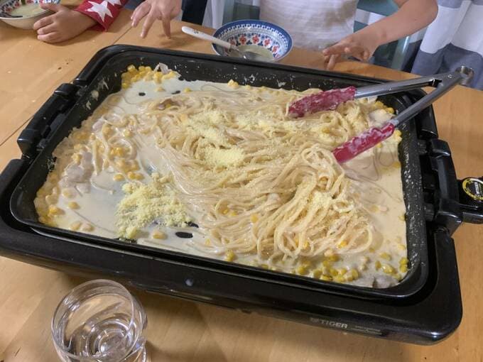 クリームパスタ