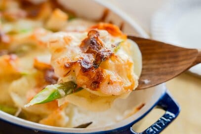 旬のアスパラが最高においしくなるチーズ焼き。グラタンより簡単