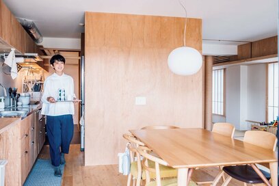 4人家族65平米でもストレスフリーの家。ドアや収納で「仕切らない」