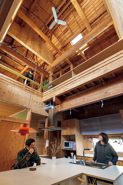 大きな吹き抜け