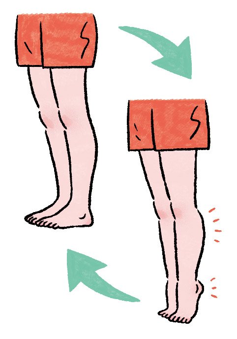 かかと上げ体操