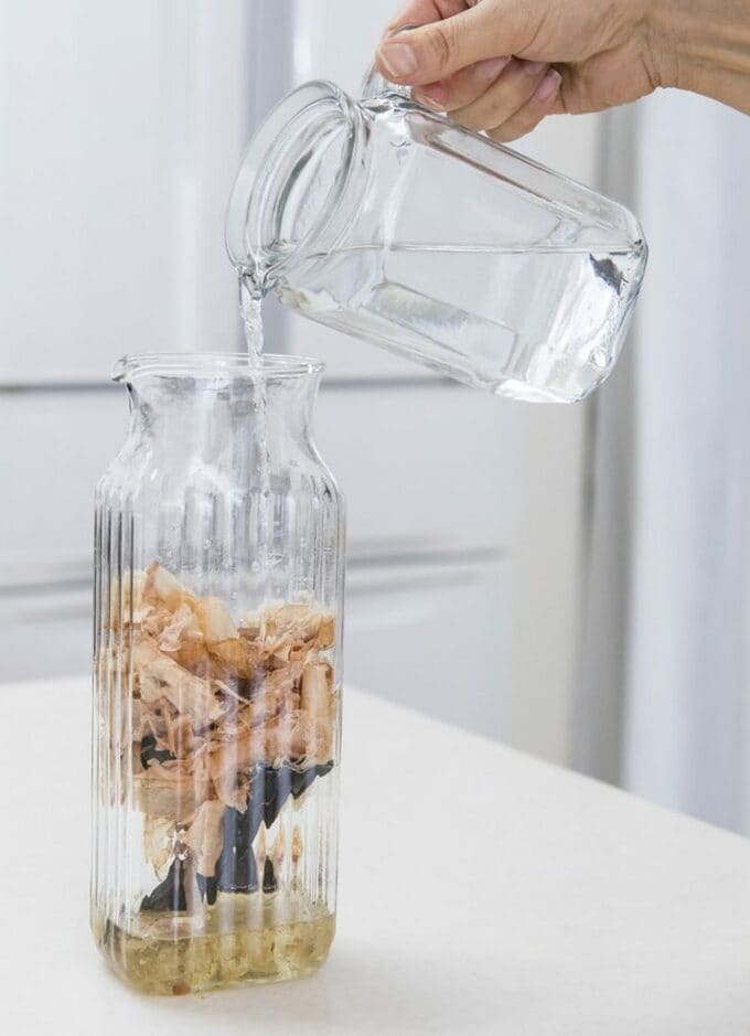 だしは水出しで手軽に