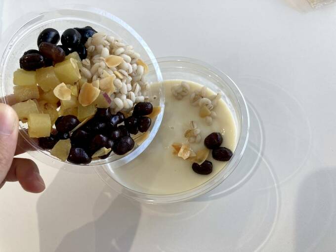 トウファ具材投入