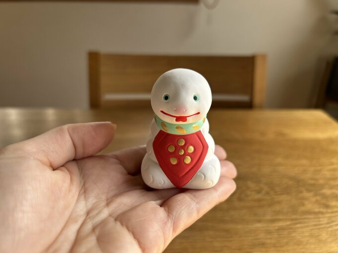 丸っこい体つきで優しい表情をしています
