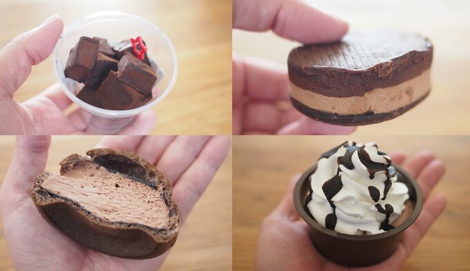コンビニのチョコスイーツ