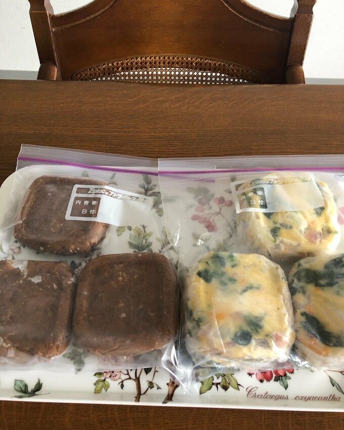 足立さんが冷凍しているグラタンとハッシュドビーフ