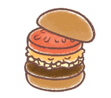 ハンバーガーの食べ方 ラッピングペーパーにソースを残さず きれいに食べきるワザ Esseonline エッセ オンライン