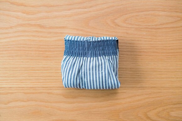 トランクスもコンパクトに