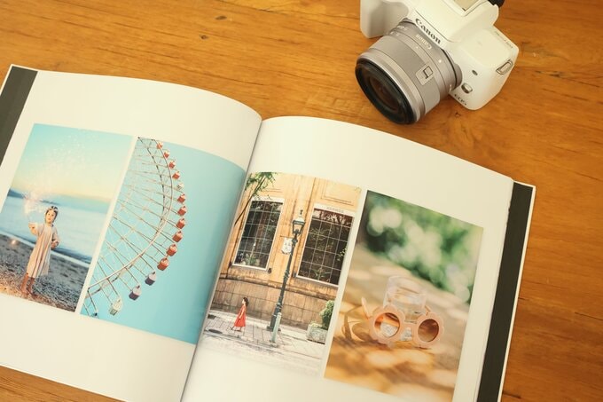 母へ贈ったフォトブックとカメラ