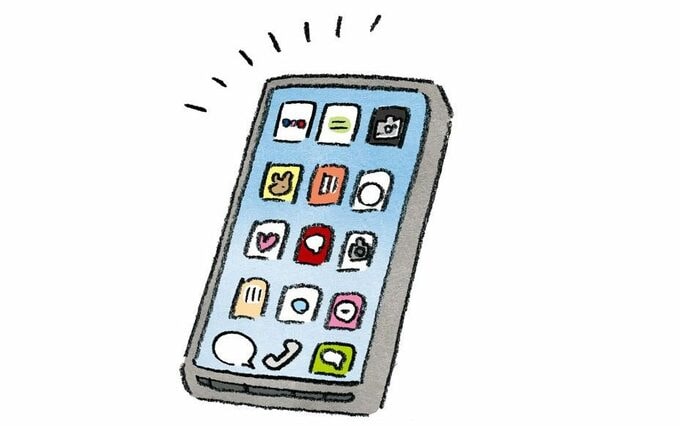 イラストスマホ