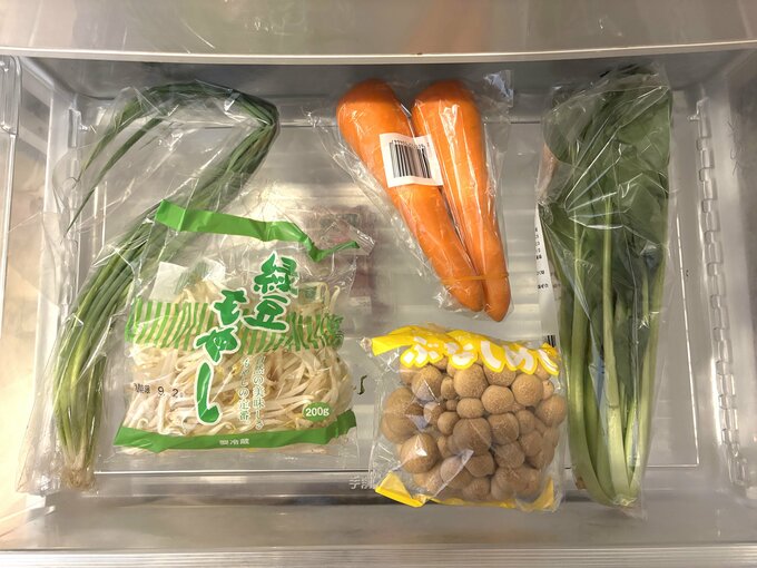 野菜室にある使いきりたい野菜