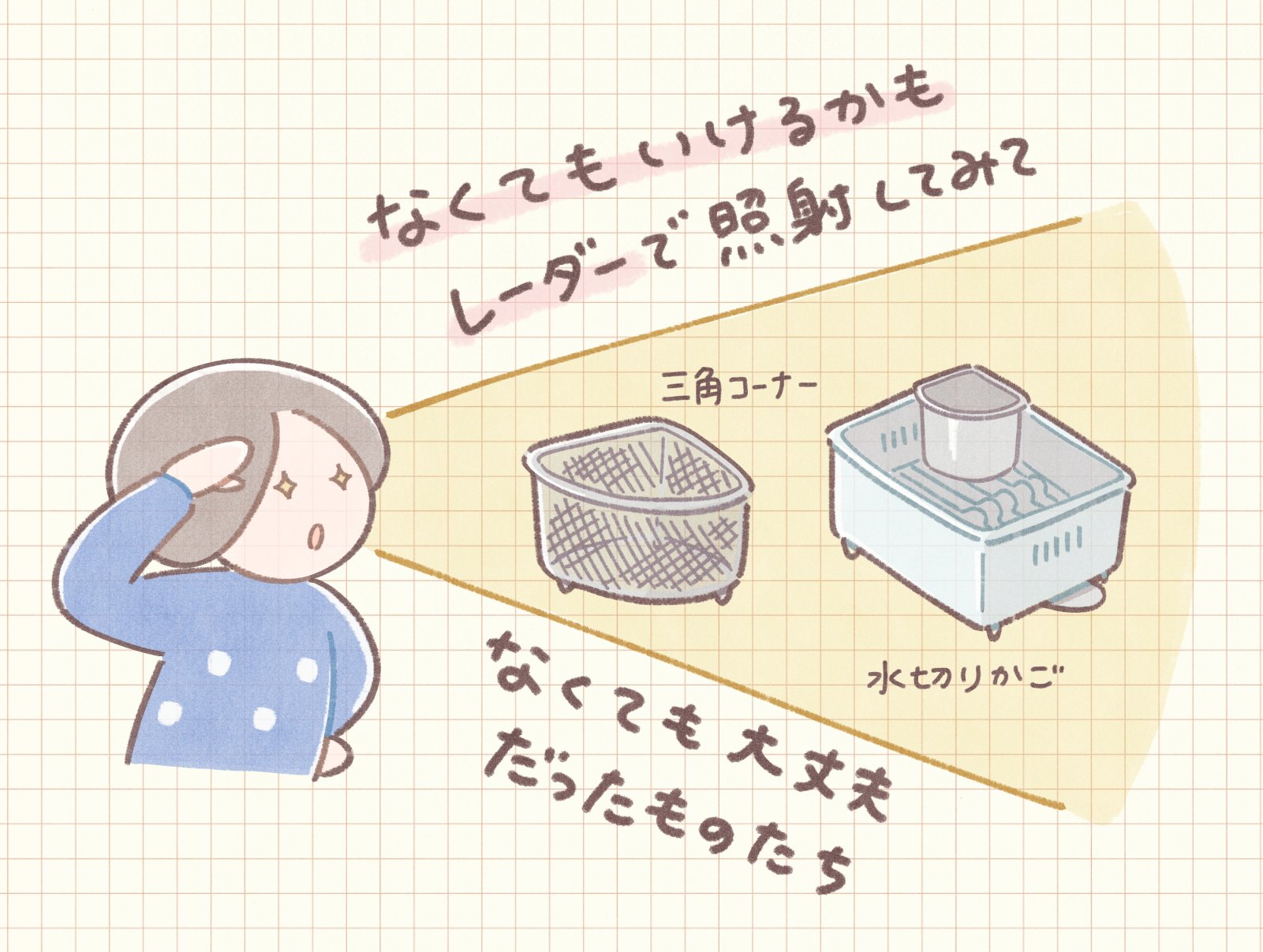 水きりカゴと三角コーナーを手放して7年。なくても意外と生活できた