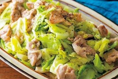 さっぱり塩レモンで「豚こまキャベツ」。疲れた日でも感動的な主菜に