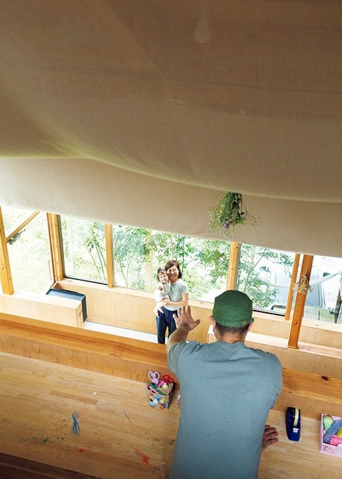 1階にいる家族との会話も可能