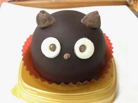 黒猫チョコケーキ