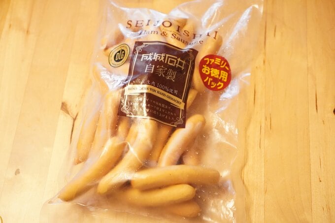 成城石井のポークウィンナーも大容量だとコスパ◎