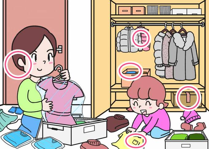 衣替え間違い探し答え