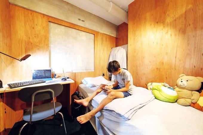 ほどよいこもり感がある長男の個室