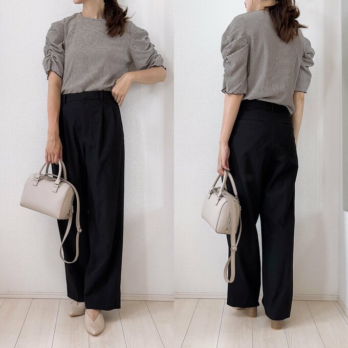 ワイドパンツ合わせ
