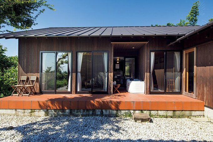 リゾート気分で入浴を楽しめる離れ