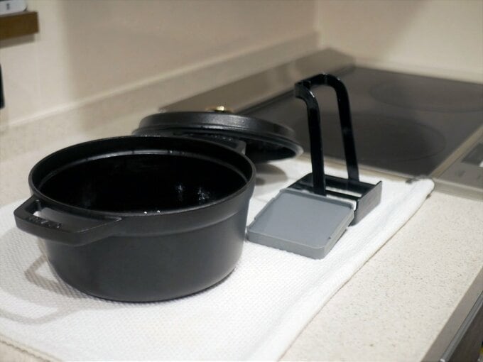 乾きづらい大きい鍋や、乾かす場所に悩む重い鍋