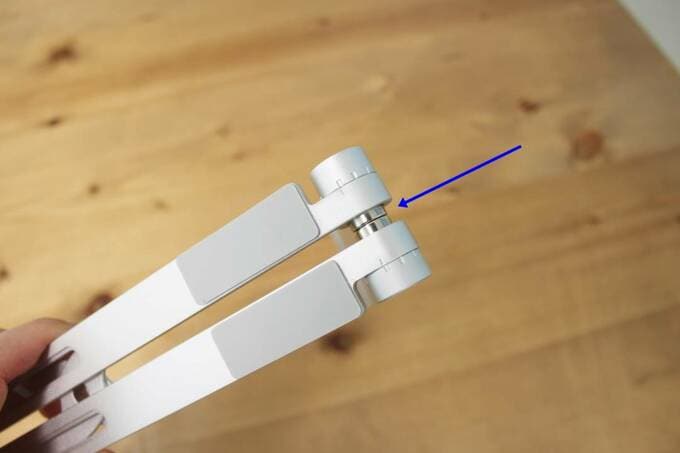 アームの付け根ロック