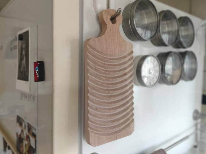 洗濯板をつるす