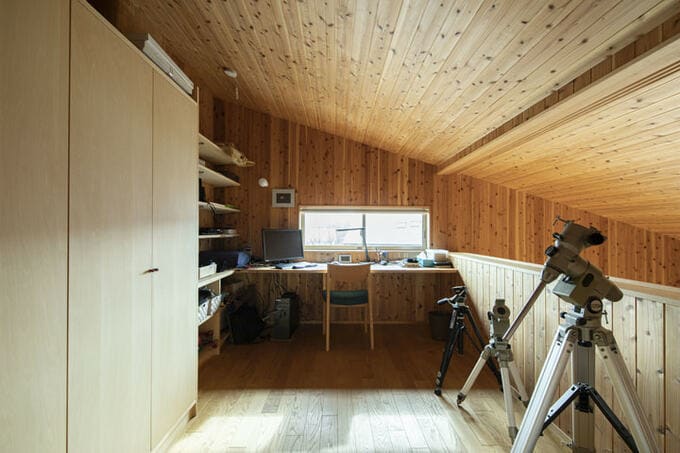 ロフトのような書斎