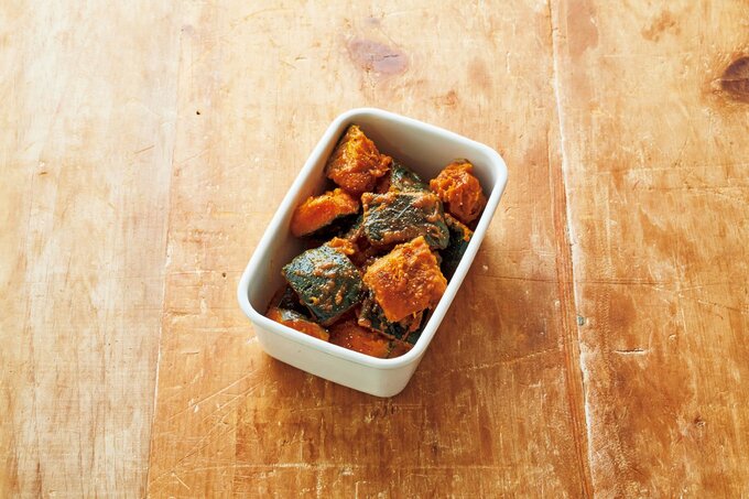 カボチャのバターじょうゆあえ