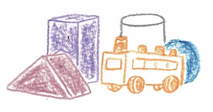 イラストオモチャ