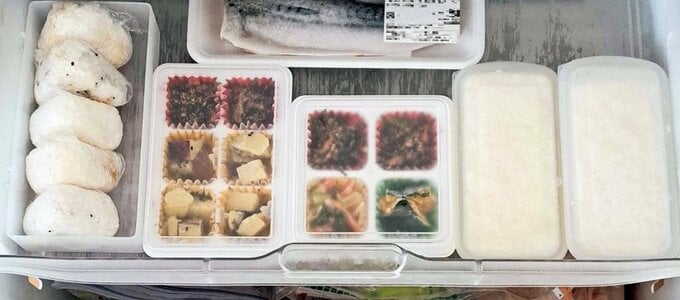 おにぎりを冷凍