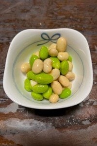 枝豆と大豆のガーリックペッパー