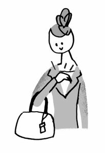 カバンの持ち方