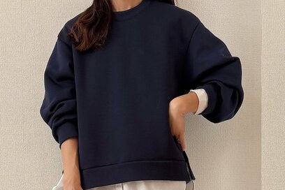 アラフォーのGU「スウェット」着まわし5コーデ。上品見えして大人のカジュアルに