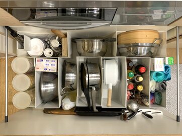 見た目よりも「幅」で選ぶ収納ボックス。3種類を組み合わせてすっきり、気持ちいい