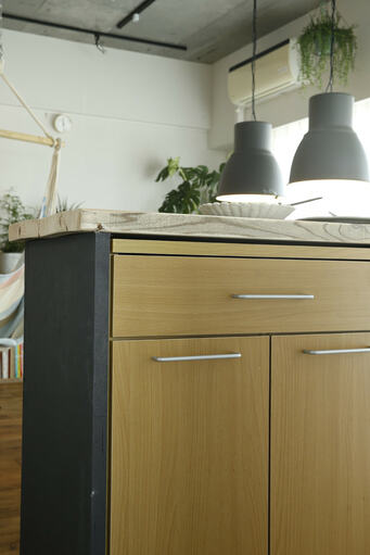 DIYのキッチンカウンター